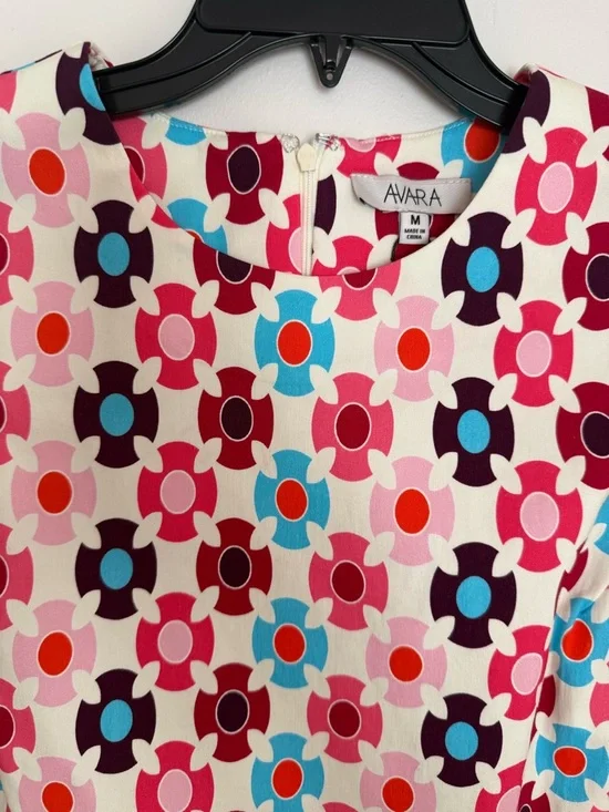 Sleeveless Floral Print Pantsuit in Pink & Blue Print Women's Two-Piece Set Boho - Picture 2 of 2